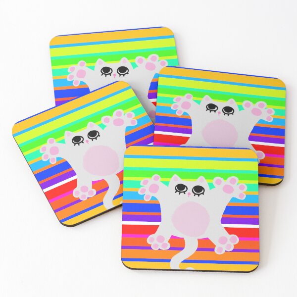 Item preview, rainbow kitty 2.0 designed and sold by chuddle.