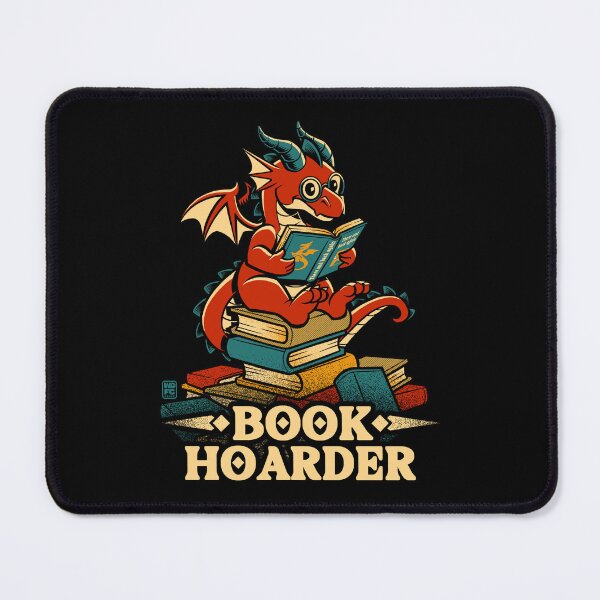 Item preview, Book Hoarder Dragon designed and sold by World Domination For Cats ®.
