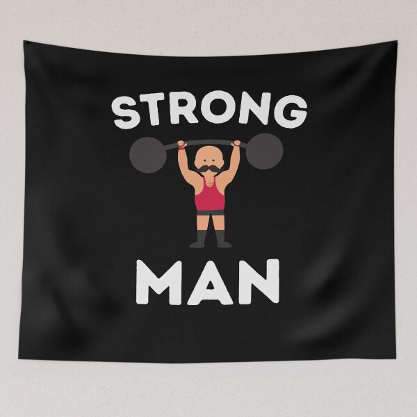 Item preview, Strong man Circus/Carnival fan amusement show weightlifter designed and sold by snowry.