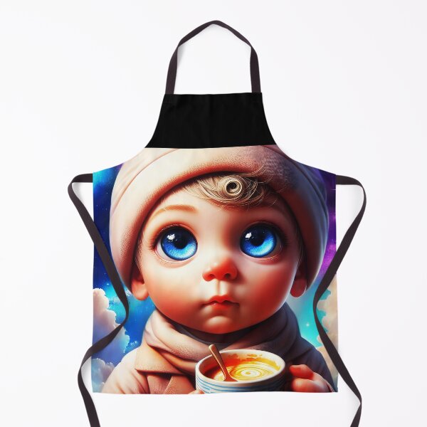 Item preview, Cosmic Coffee Kid – Cute Fantasy Art designed and sold by EmeraldeaArt.
