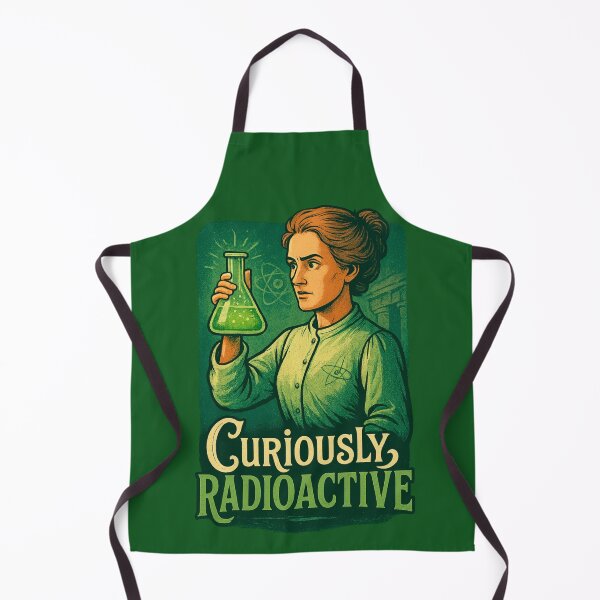 Item preview, Curiously Radioactive – Marie Curie with a Glowing Twist designed and sold by Neonyx2020.