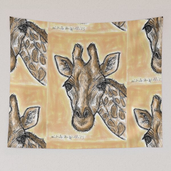 Item preview, Majestic Giraffe Close-Up - Celebrate World Giraffe Day designed and sold by VintageManiac.