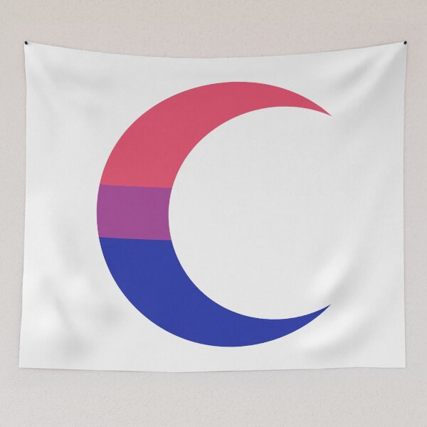 Item preview,  Bisexual Pride Crescent Moon | Dreamy Queer Celestial Vibe designed and sold by dickensign.