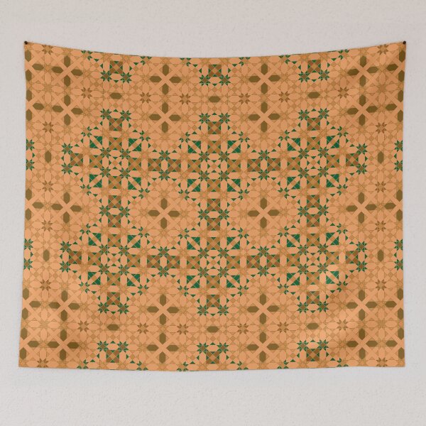 Item preview, Delicate Innovative Mosaic in Orange and Green designed and sold by Tarjiart.