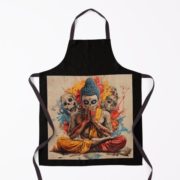Item preview, Day of the Dead meets Buddha, No Mames designed and sold by VerdeVowPress.