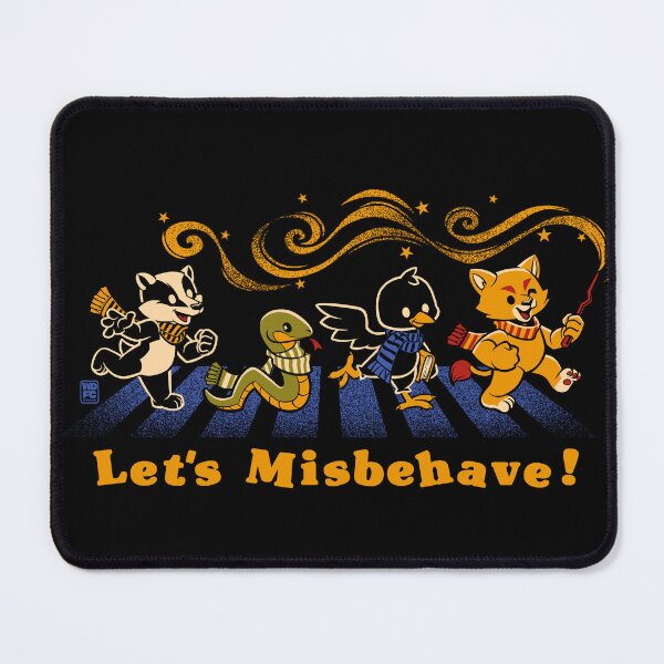 Item preview, Let's Misbehave Magic Animals designed and sold by World Domination For Cats ®.