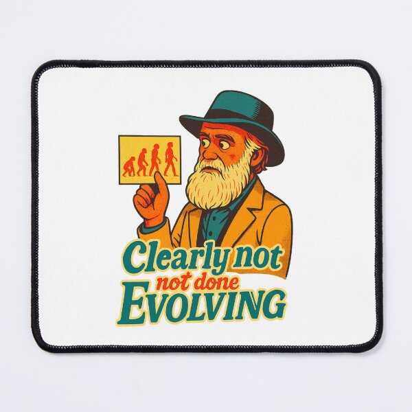 Item preview, Charles Darwin – Clearly Not Done Evolving designed and sold by Neonyx2020.