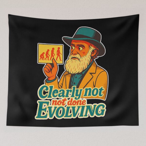 Item preview, Charles Darwin – Clearly Not Done Evolving designed and sold by Neonyx2020.