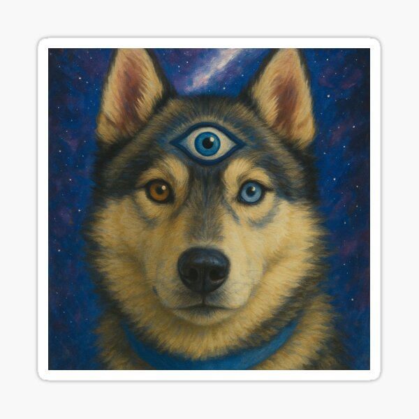 Item preview, Evil Eye: Husky  designed and sold by LunarDogs.
