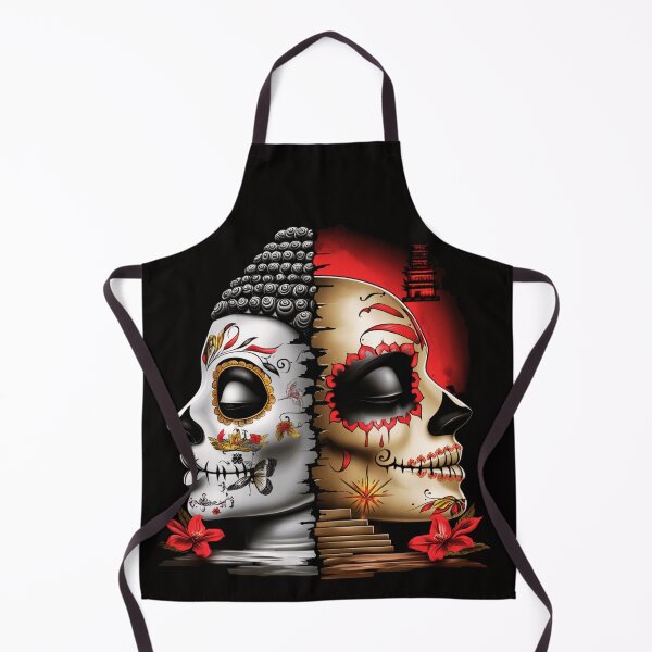 Item preview, Day of the Dead meets Buddha designed and sold by VerdeVowPress.