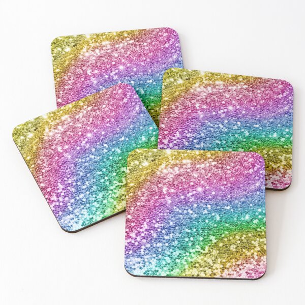 Item preview, Rainbow Bright Faux Glitter  designed and sold by ColorFlowArt.