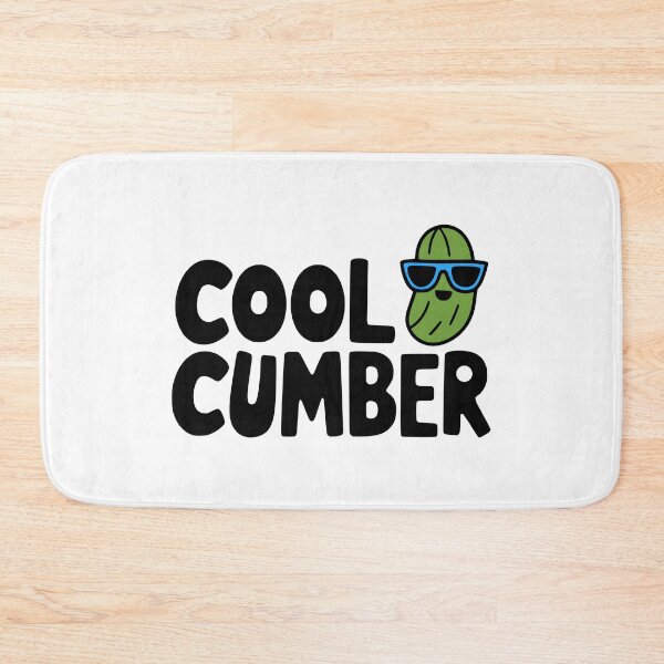 Item preview, CoolCumber! Cute Cool Cucumber Pun designed and sold by PMCreative.