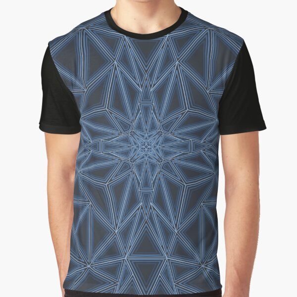 Item preview, Blue Geometric Pattern designed and sold by dotbloom-studio.