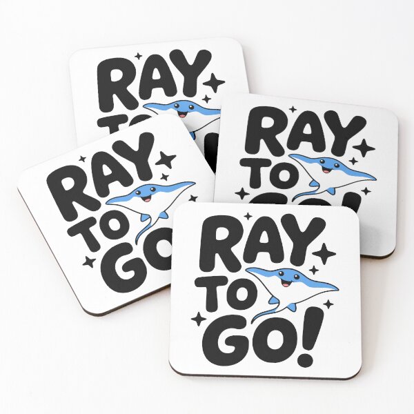 Item preview, Ray To Go! Funny Manta Ray Pun designed and sold by PMCreative.