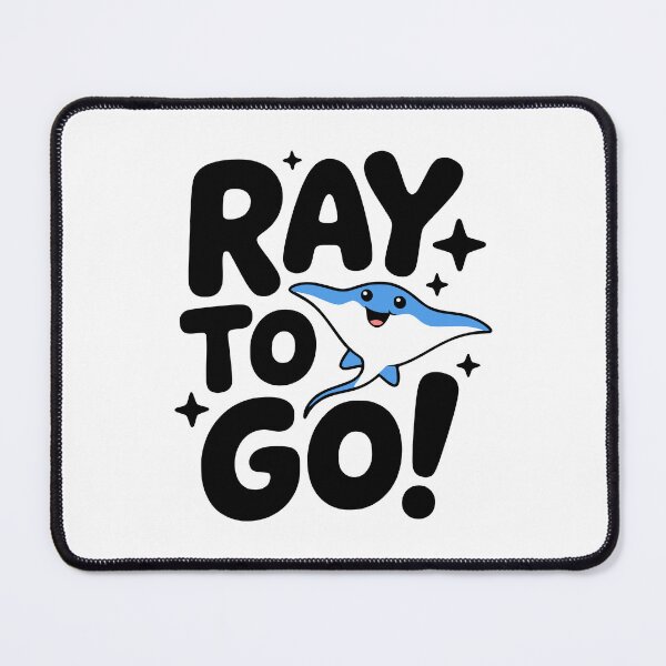 Item preview, Ray To Go! Funny Manta Ray Pun designed and sold by PMCreative.