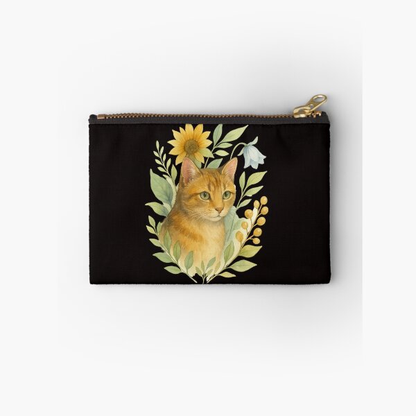 Item preview, Whispers of the Forest – Watercolor Cat designed and sold by Tadeusz1.