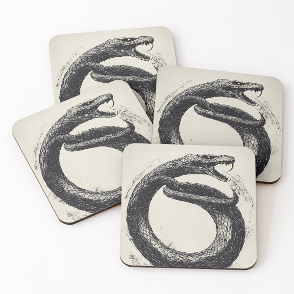 Item preview, Ouroboros Eternal Serpent and Rebirth designed and sold by MidArtForge.