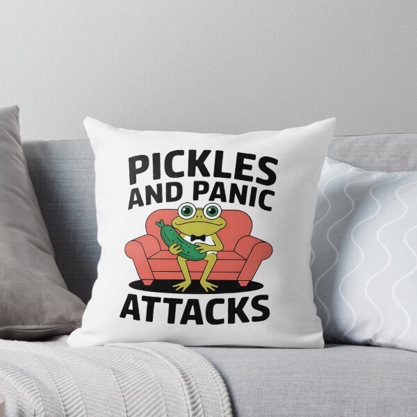 Item preview, Pickles And Panic Attacks - A perfect gift for anyone with a sense of humor who deals with anxiety and loves the absurdity of life. designed and sold by ZyziowskyArt.
