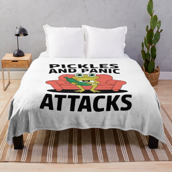 Item preview, Pickles And Panic Attacks - A perfect gift for anyone with a sense of humor who deals with anxiety and loves the absurdity of life. designed and sold by ZyziowskyArt.