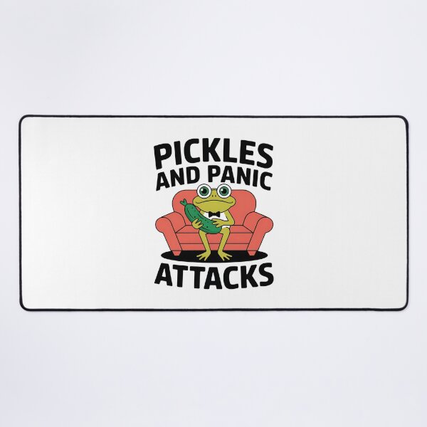Item preview, Pickles And Panic Attacks - A perfect gift for anyone with a sense of humor who deals with anxiety and loves the absurdity of life. designed and sold by ZyziowskyArt.