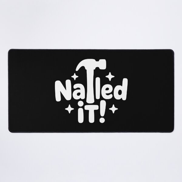 Item preview, Nailed It! Funny Construction Pun designed and sold by PMCreative.