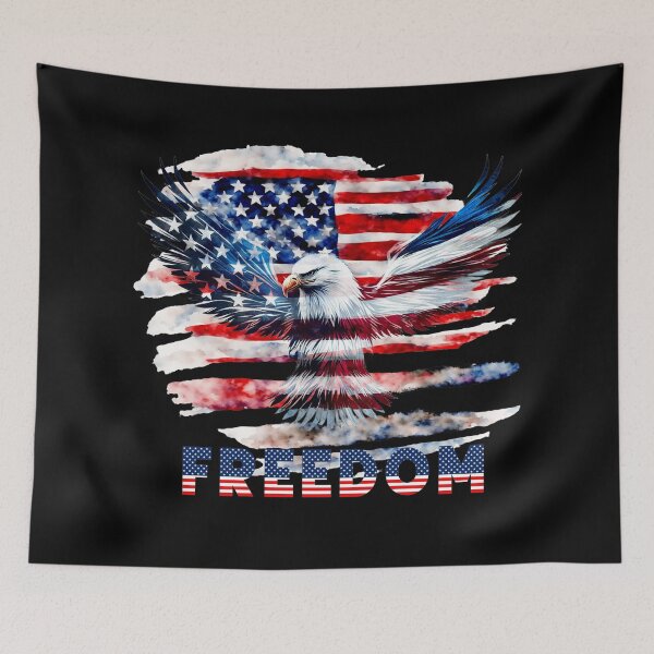Item preview,  Flag and eagle of the United States.Freedom. designed and sold by MagelliShop.