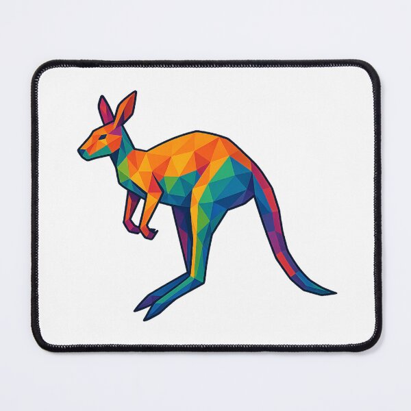 Item preview, Prismatic Kangaroo Profile designed and sold by TheWonkyEaselCo.