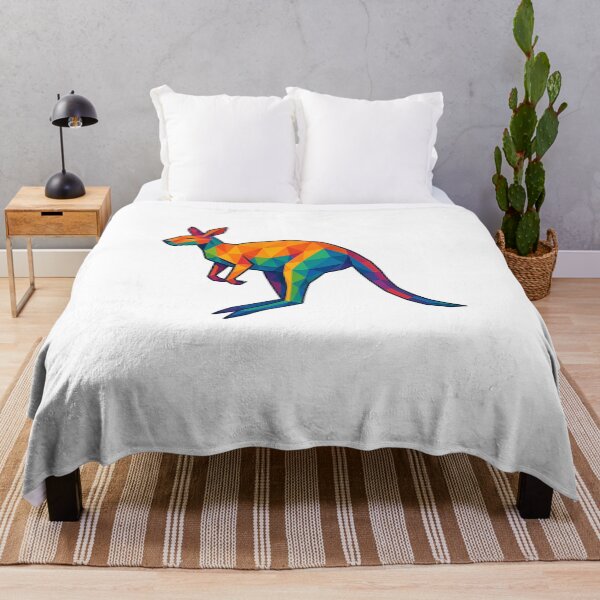 Item preview, Prismatic Kangaroo Profile designed and sold by TheWonkyEaselCo.