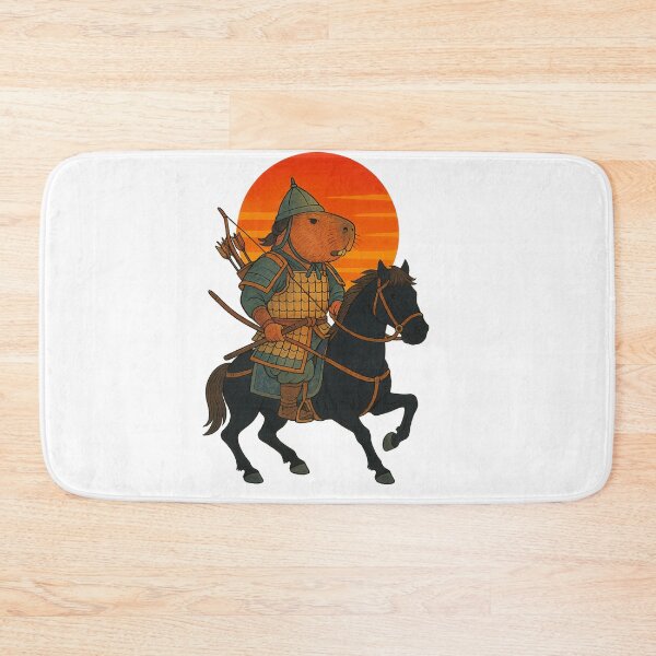 Item preview, Capybara Mongol Warrior designed and sold by Capybarastore_77.