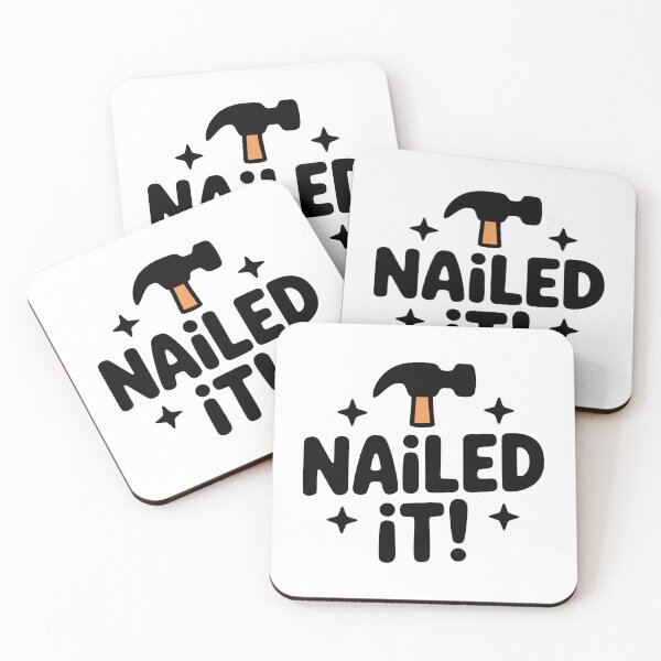 Item preview, Nailed It! Cute Construction Pun designed and sold by PMCreative.