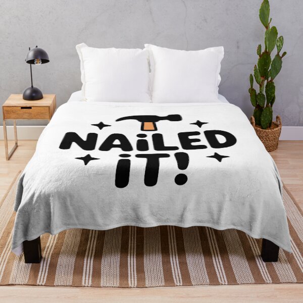 Item preview, Nailed It! Cute Construction Pun designed and sold by PMCreative.