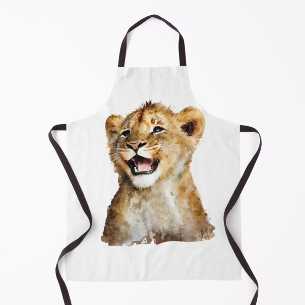 Item preview, Happy Lion Cub Smiling Baby designed and sold by ColorFlowArt.