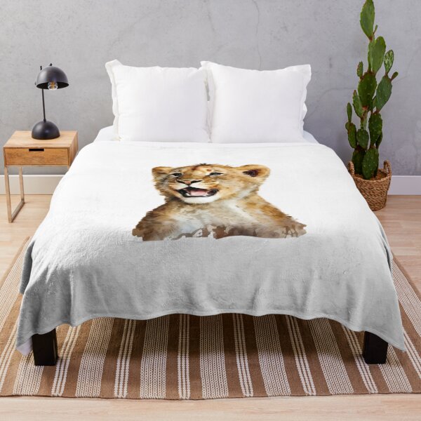 Item preview, Happy Lion Cub Smiling Baby  designed and sold by ColorFlowArt.