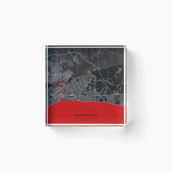 Item preview, Santo Domingo Este City Map of Dominican Republic - Oriental designed and sold by deMAP.