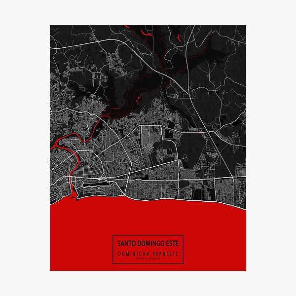 Item preview, Santo Domingo Este City Map of Dominican Republic - Oriental designed and sold by deMAP.
