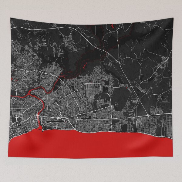Item preview, Santo Domingo Este City Map of Dominican Republic - Oriental designed and sold by deMAP.