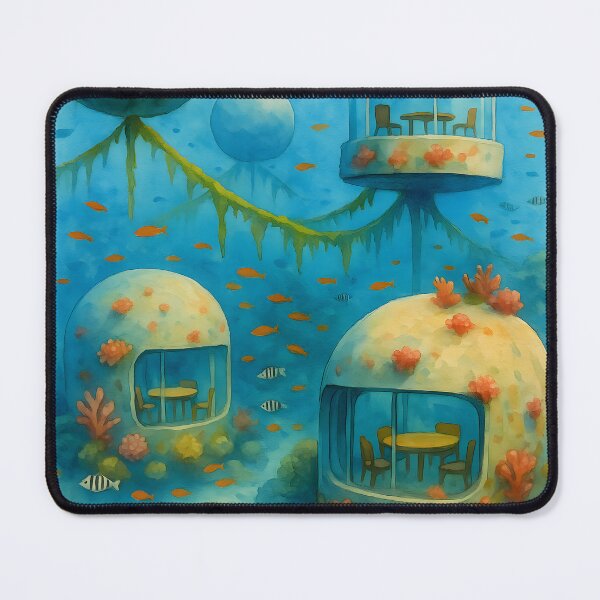 Item preview, Ocean Haven – Dreamy Underwater Fantasy Art designed and sold by Sparlio.