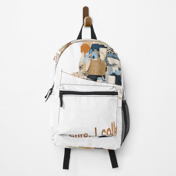 Item preview, Vintage Hoarder Girl – Conscious Consumption Dark Humor designed and sold by SALVIRI-art.