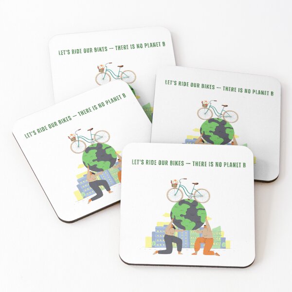 Item preview, Let’s Ride Our Bikes – Eco Design for Climate Action designed and sold by MoonaMoona.