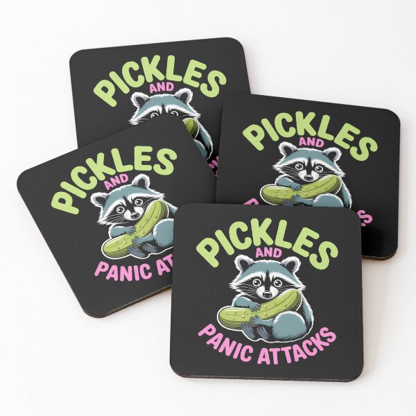 Item preview, Pickles And Panic Attacks - A perfect gift for anyone with a sense of humor who deals with anxiety and loves the absurdity of life. designed and sold by ZyziowskyArt.