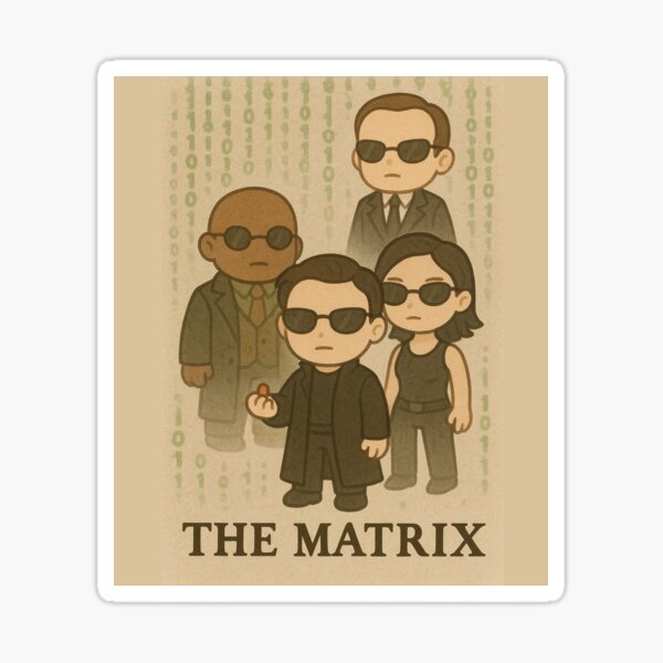 Artikel-Vorschau von DIE MATRIX IM NEUEN DESIGN, designt und verkauft von TheMayorsDen.