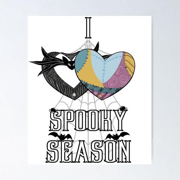 Item preview, Jack and Sally I Love Spooky Season designed and sold by ThreadSIL.