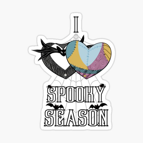 Item preview, Jack and Sally I Love Spooky Season designed and sold by ThreadSIL.