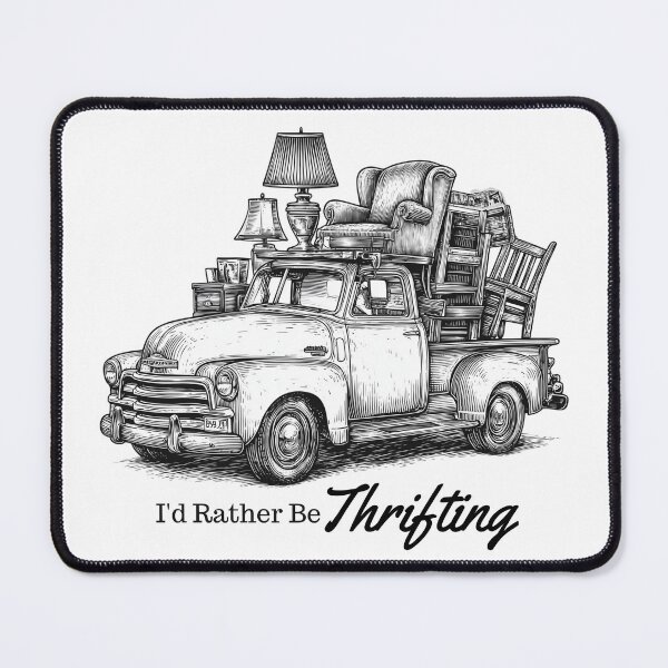 Item preview, I'd Rather Be Thrifting designed and sold by TheEmptyBottleStudio.