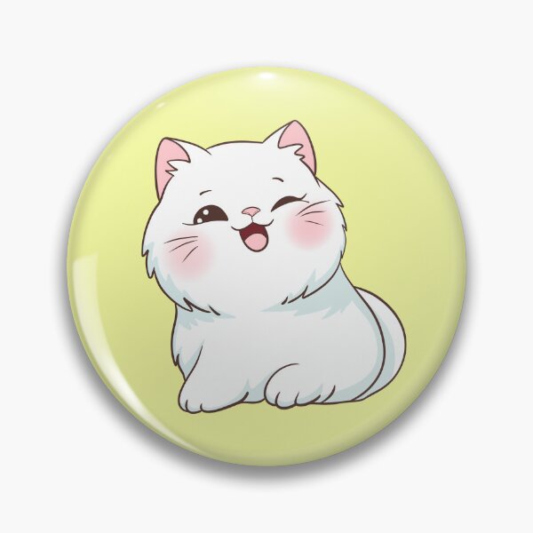 Item preview, Adorable Winking Chibi Cat designed and sold by Alice-AJ.