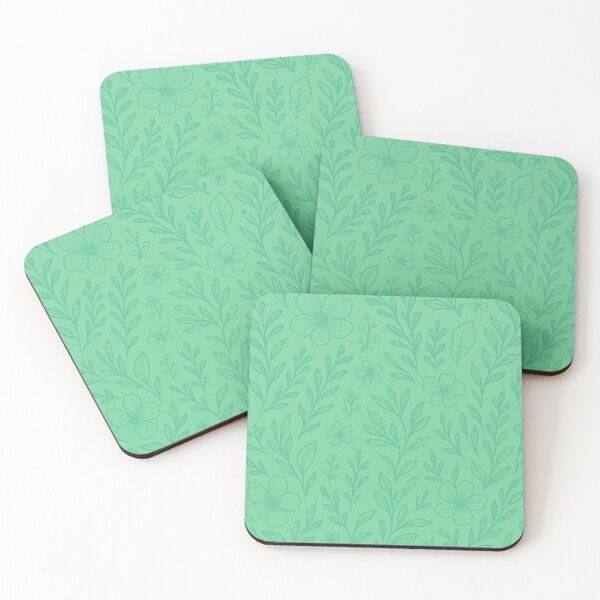 Item preview, Mint Green Floral Elegance: Trendy Pastel Shades for Chic Designs designed and sold by Design by Anthony .