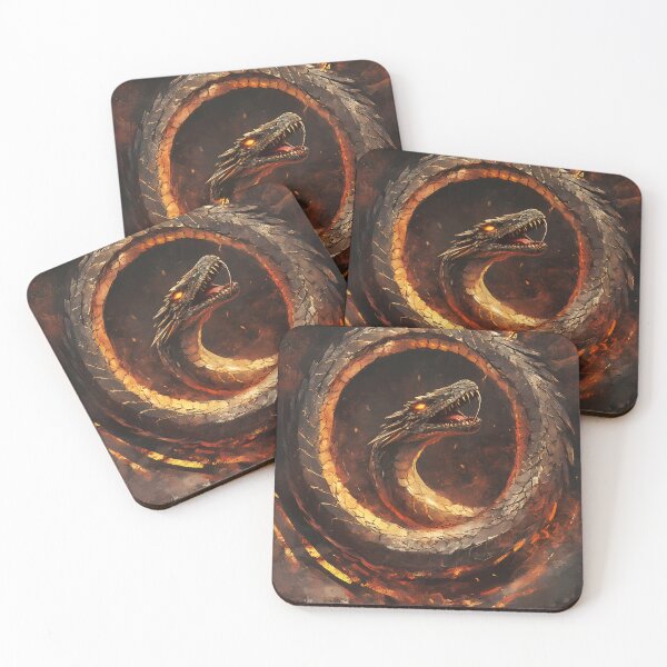 Item preview, Ouroboros Eternal Serpent and Rebirth designed and sold by MidArtForge.