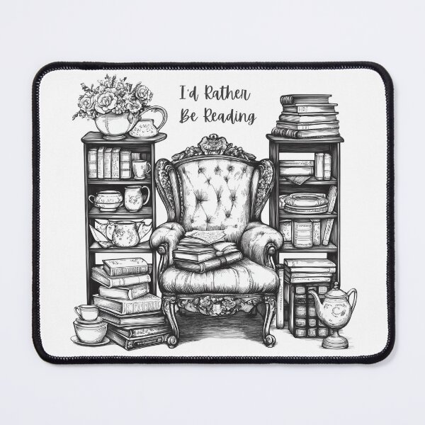Item preview, I'd Rather Be Reading designed and sold by TheEmptyBottleStudio.