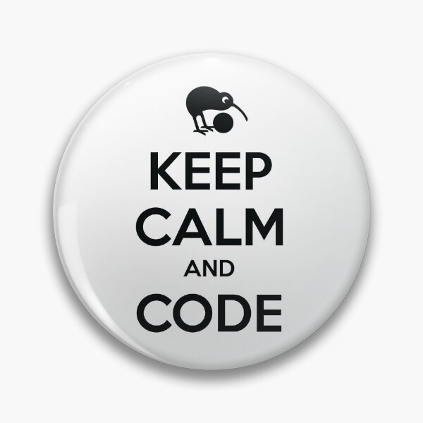 Item preview, Keep calm and code designed and sold by KiwixOffline.
