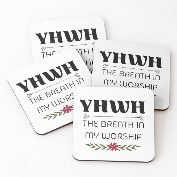 Item preview, YHWH Breath of Worship with Floral Ornament designed and sold by AnyMar2023.